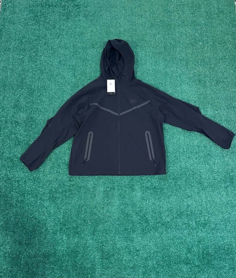 Nike Men's HM7151-010 Black Tech Woven Hooded Jacket Size L New With Tags